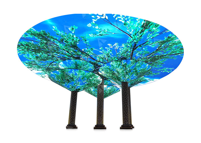 Flexible Soft Life Tree Creative LED Display Screen P4  High Resolution